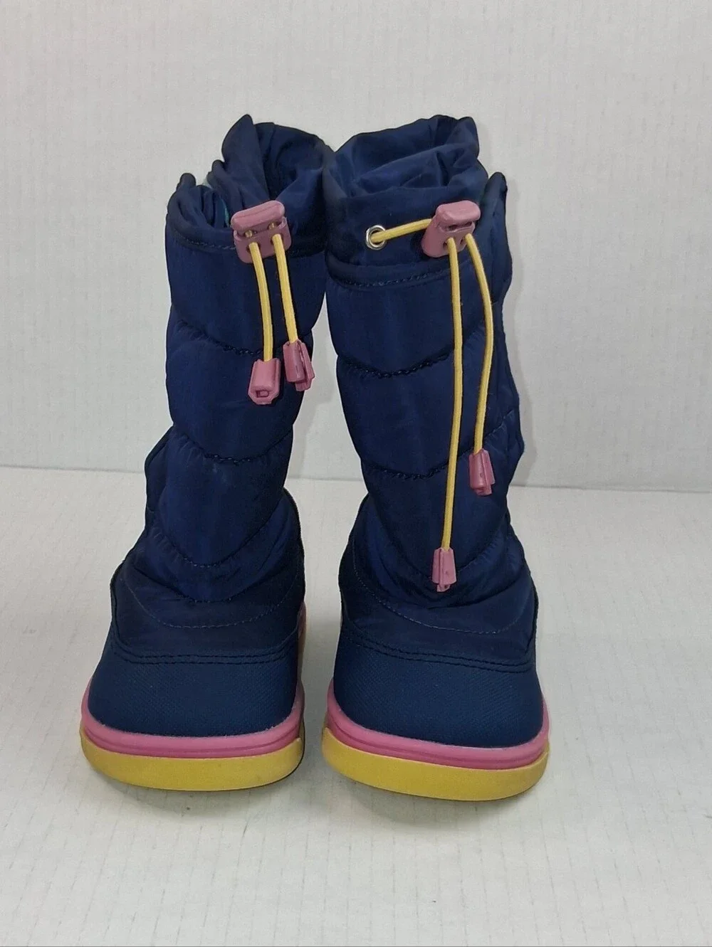 Ten Little Toddler Navy Blue Snow Boots 7C
